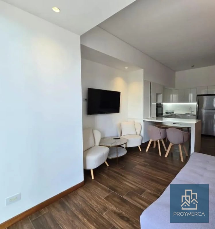 Apartamento amueblado en alquiler, Edificio AVIA, Zona 10 - 8