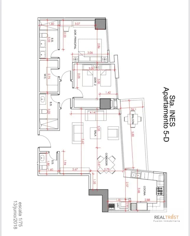 En renta apartamento amueblado en el Edificio Santa Ines: — Apartamento en Alquiler en Santa Inés, Zona 14, Guatemala, Ciudad — foto 4 de 17