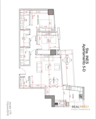 En renta apartamento amueblado en el Edificio Santa Ines: — Apartamento en Alquiler en Santa Inés, Zona 14, Guatemala, Ciudad — miniatura 4 de 17